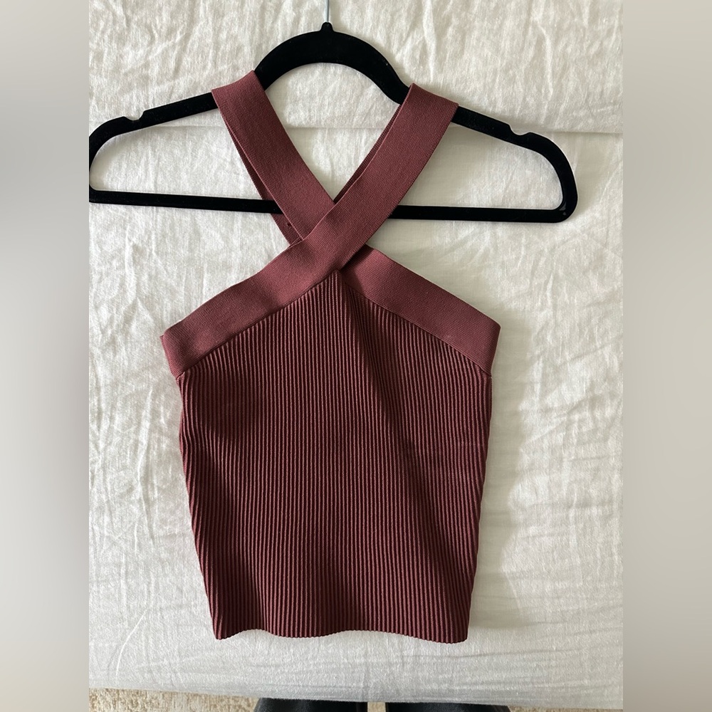 Aritzia Babaton Ribbed Tank Top